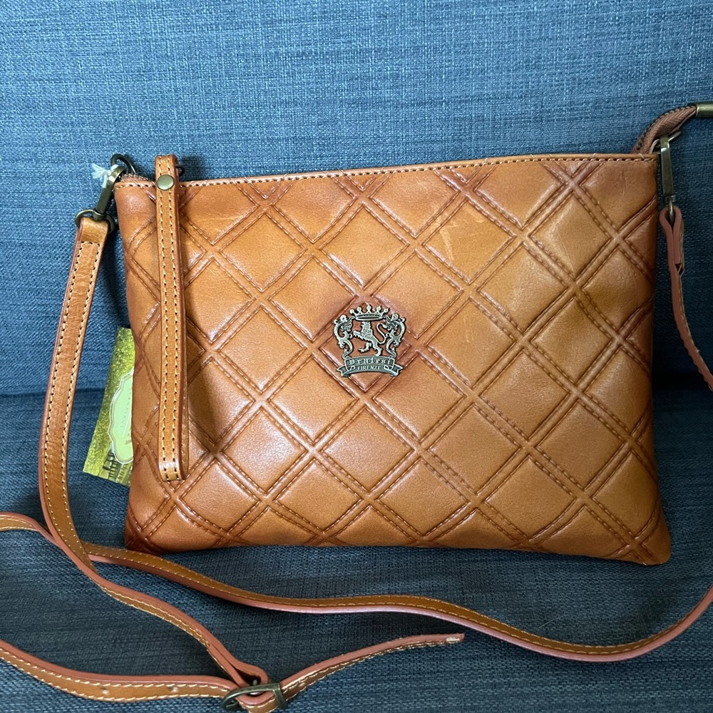 NWT PRATESI FIRENZE CROSSBODY SHOULDER BAG WRISTLET PURSE POUCH - Picture 1 of 14